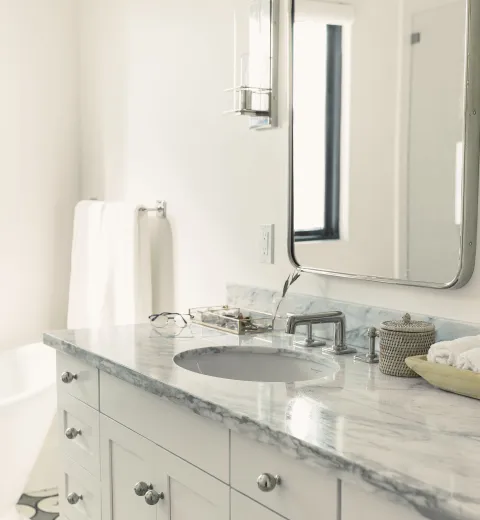 clean bathroom